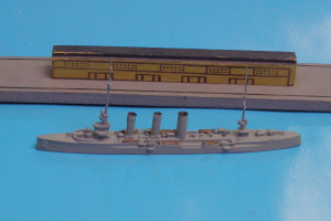 Kreuzer "Augsburg" ohne Masten (1 St.) D 1917 Navis NM 48 defekt